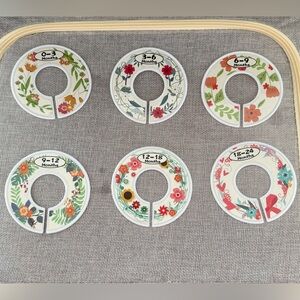 Floral Baby Closet Dividers Set